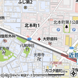 ＧＳパーク近鉄八尾駅北第二駐車場周辺の地図