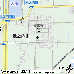 奈良県大和郡山市池之内町531周辺の地図