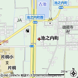 奈良県大和郡山市池之内町62-1周辺の地図