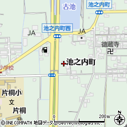 奈良県大和郡山市池之内町62周辺の地図