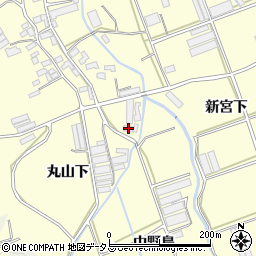愛知県田原市八王子町丸山下周辺の地図