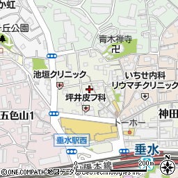 兵庫県神戸市垂水区天ノ下町周辺の地図