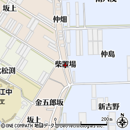 愛知県田原市福江町（柴置場）周辺の地図