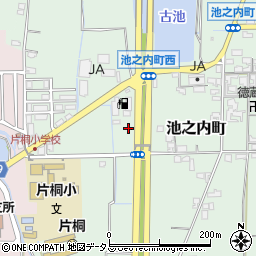 奈良県大和郡山市池之内町61周辺の地図