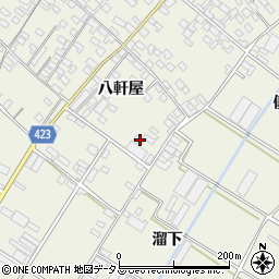 愛知県田原市中山町八軒屋162周辺の地図