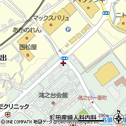 三重県名張市鴻之台１番町47周辺の地図