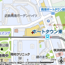 三菱ＵＦＪ銀行ポートタウン東駅前 ＡＴＭ周辺の地図
