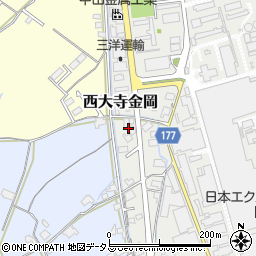 岡山県岡山市東区西大寺金岡周辺の地図
