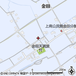 岡山県岡山市東区金田988周辺の地図