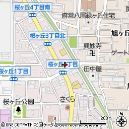 １００ＹＥＮショップオレンジ桜ヶ丘店周辺の地図