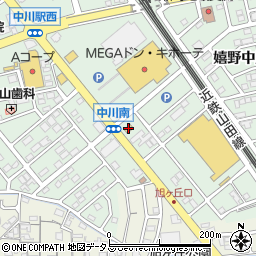 すき家松阪嬉野店周辺の地図