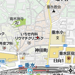 兵庫県神戸市垂水区陸ノ町1-17周辺の地図