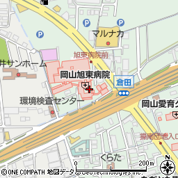 岡山旭東病院（操風会）周辺の地図
