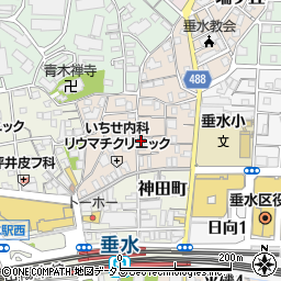 兵庫県神戸市垂水区陸ノ町1-14周辺の地図