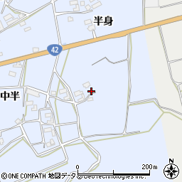 愛知県田原市大草町半身98周辺の地図