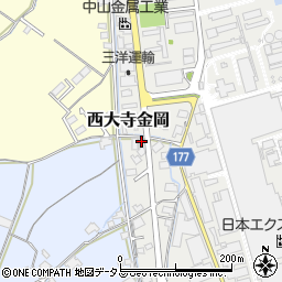 岡山県岡山市東区西大寺金岡1270周辺の地図