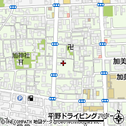 大阪府大阪市平野区加美正覚寺2丁目周辺の地図