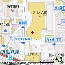 大阪府八尾市光町周辺の地図
