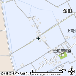 岡山県岡山市東区金田993周辺の地図