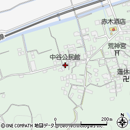 中谷公民館周辺の地図