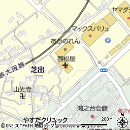 西松屋新名張店周辺の地図