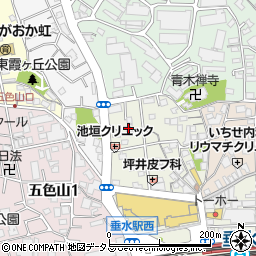 吉岡荘周辺の地図
