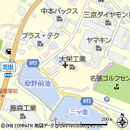 株式会社大栄工業　伊賀生コン名張工場周辺の地図