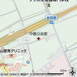 岡山県岡山市中区倉田399-4周辺の地図