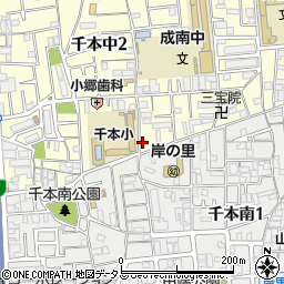 米の脇坂　福島本店・西成店周辺の地図