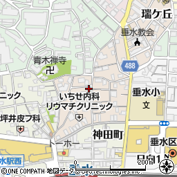 兵庫県神戸市垂水区陸ノ町4-17周辺の地図
