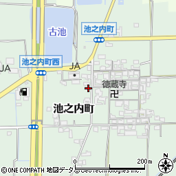 奈良県大和郡山市池之内町89周辺の地図