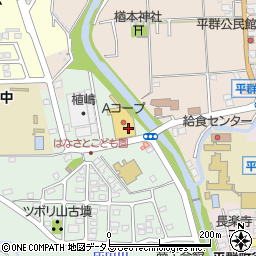 奈良県生駒郡平群町福貴1245周辺の地図