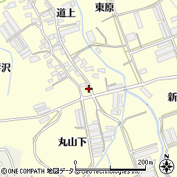 愛知県田原市八王子町道上36周辺の地図