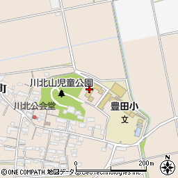 松阪市役所　ひかり保育園周辺の地図