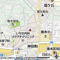 平田鍼灸院周辺の地図