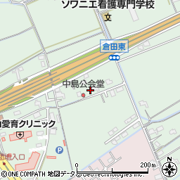岡山県岡山市中区倉田399周辺の地図