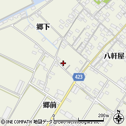 愛知県田原市中山町八軒屋99周辺の地図