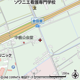 岡山県岡山市中区倉田406周辺の地図