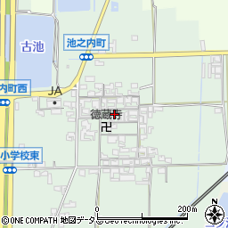 奈良県大和郡山市池之内町512周辺の地図