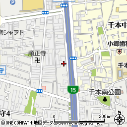 株式会社大阪アサヒメタル工場周辺の地図