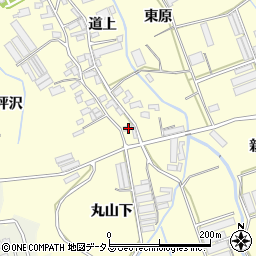 愛知県田原市八王子町道上36-2周辺の地図