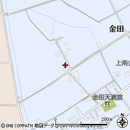 岡山県岡山市東区金田908周辺の地図