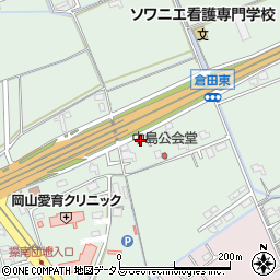 岡山県岡山市中区倉田400周辺の地図