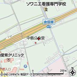 岡山県岡山市中区倉田399-1周辺の地図
