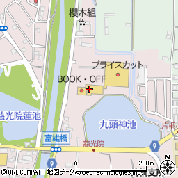 ブックオフ大和郡山小泉店周辺の地図