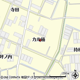 愛知県田原市高松町（カル桶）周辺の地図