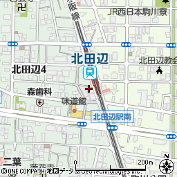 わたぼうしケアセンター東住吉周辺の地図