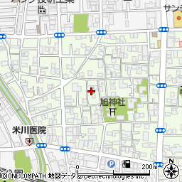 大阪府大阪市平野区加美正覚寺1丁目周辺の地図
