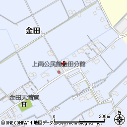 岡山県岡山市東区金田1078周辺の地図