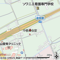 岡山県岡山市中区倉田399-3周辺の地図